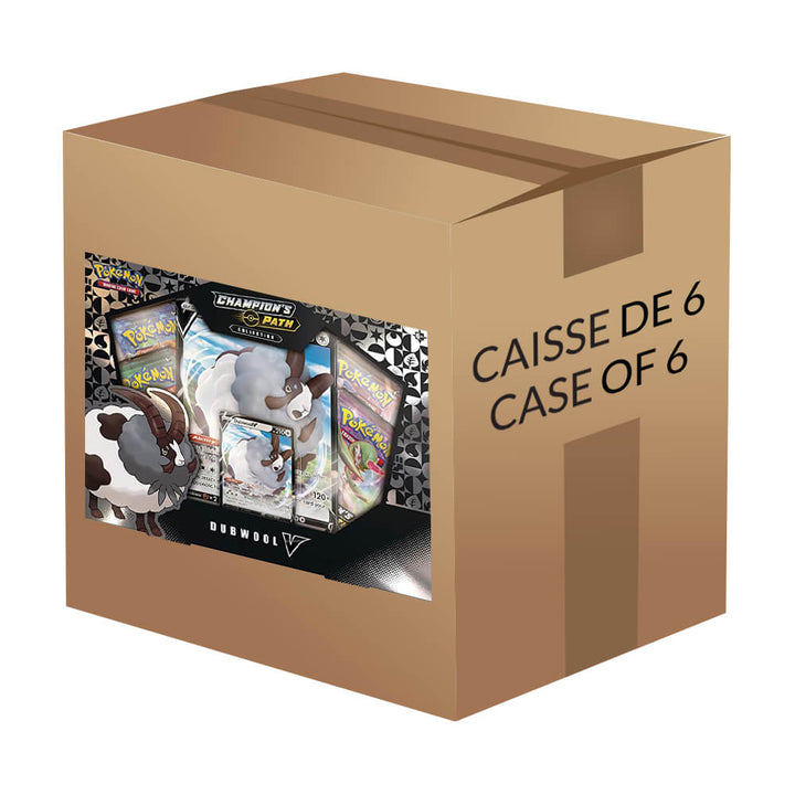 Pokémon Champion's Path Collection Dubwool V - Sealed Case of 6