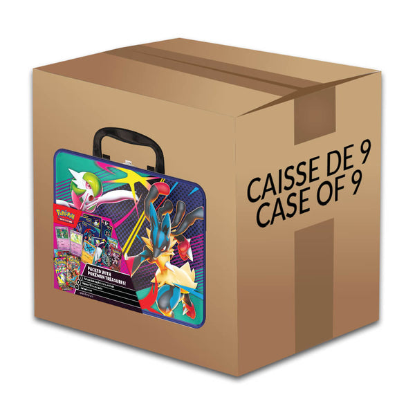 Pokémon Collector Chest Tin Fall 2025 - Sealed Case of 9