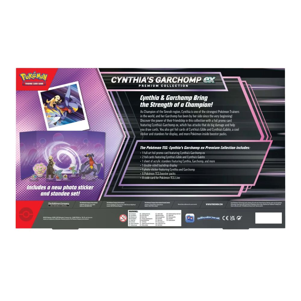 Pokémon Cynthia’s Garchomp Ex Premium Collection