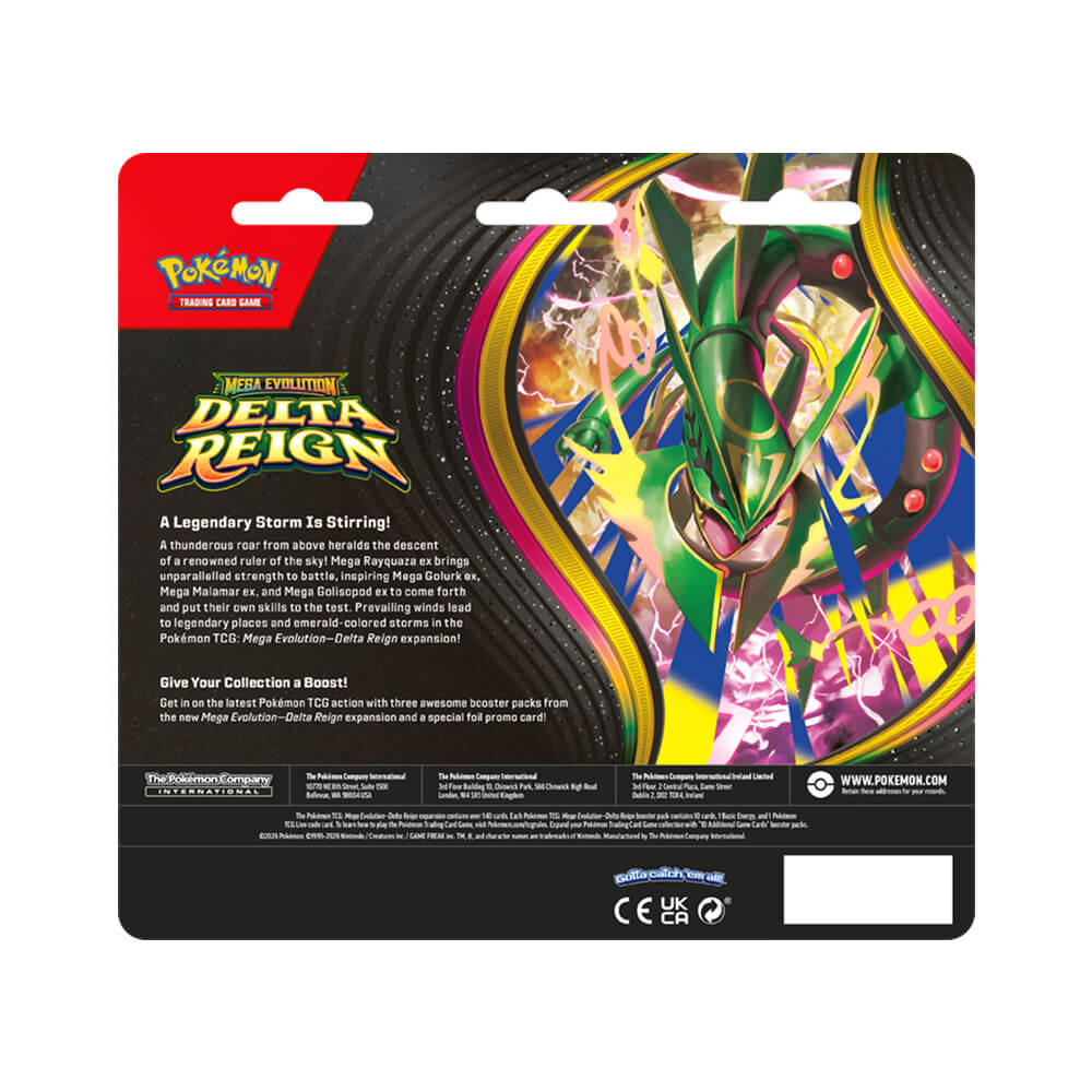 Pokémon - Mega Evolution Delta Reign - 3 Pack Blister