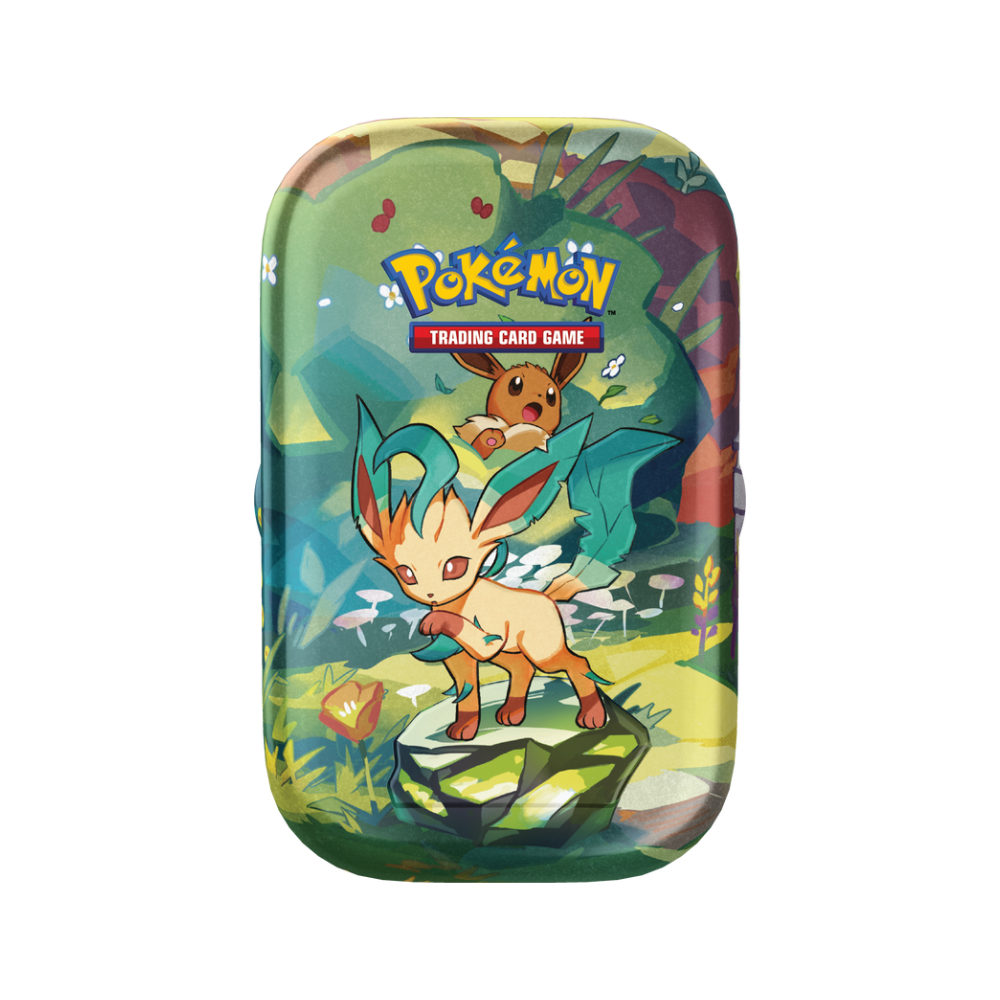 Pokémon Scarlet & Violet Prismatic Evolutions Mini Tin Display