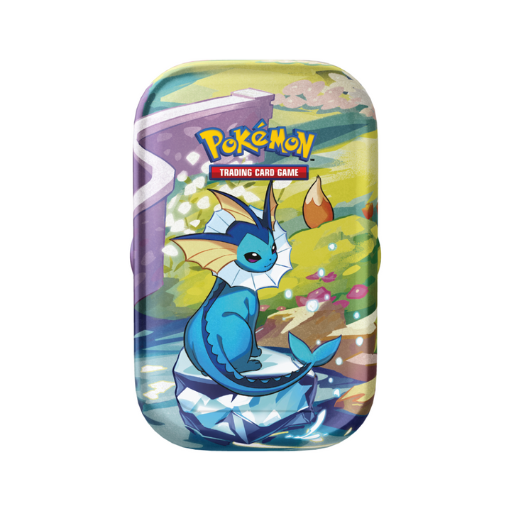 Pokémon Scarlet & Violet Prismatic Evolutions Mini Tin Display
