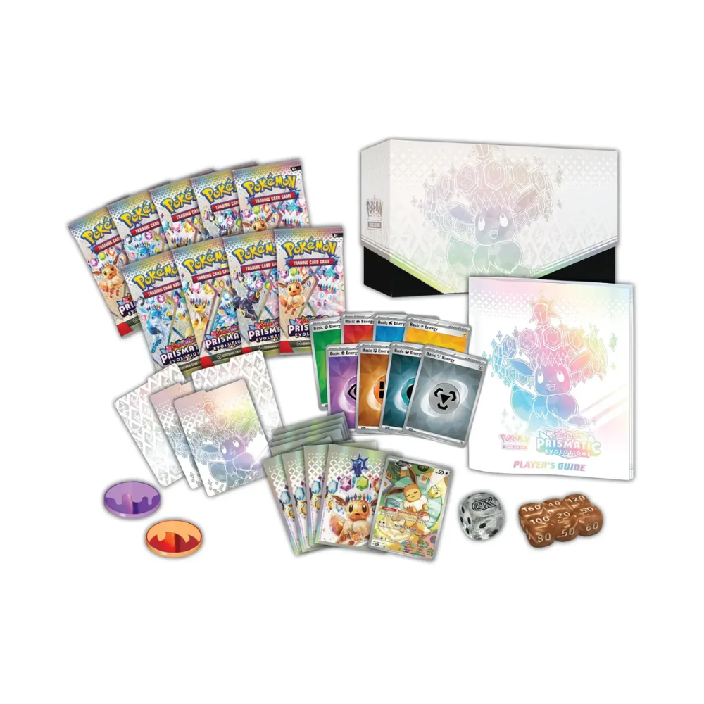 Pokémon Scarlet & Violet Prismatic Evolutions Elite Trainer Box