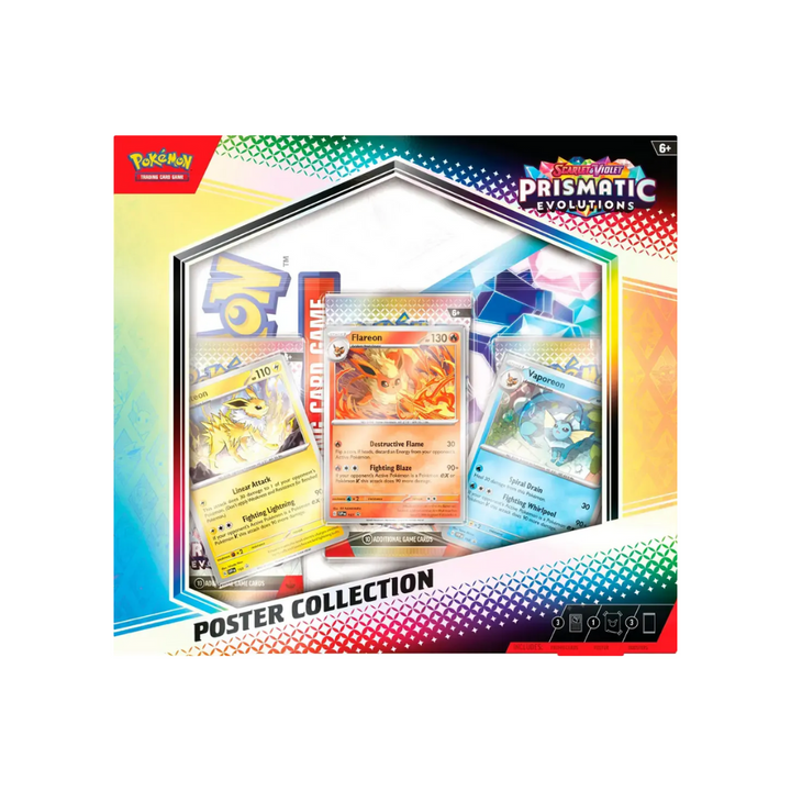 Pokémon Scarlet & Violet Prismatic Evolutions Poster Collection