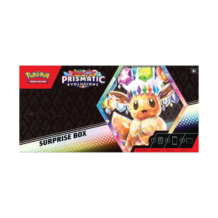 Pre-Order Pokémon Scarlet & Violet Prismatic Evolutions Surprise Box