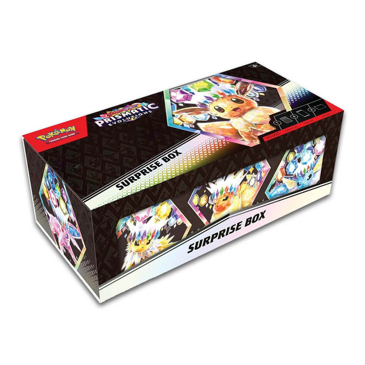 Pokémon Scarlet & Violet Prismatic Evolutions Surprise Box - Sealed Case of 6