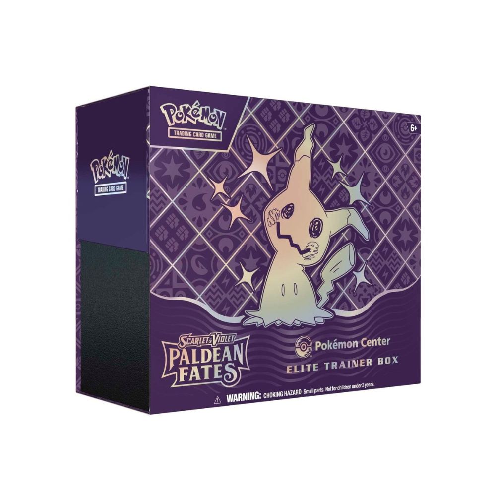Pokémon Scarlet & Violet Paldean Fates Elite Trainer Box (Pokémon Center) - Sealed Case of 4