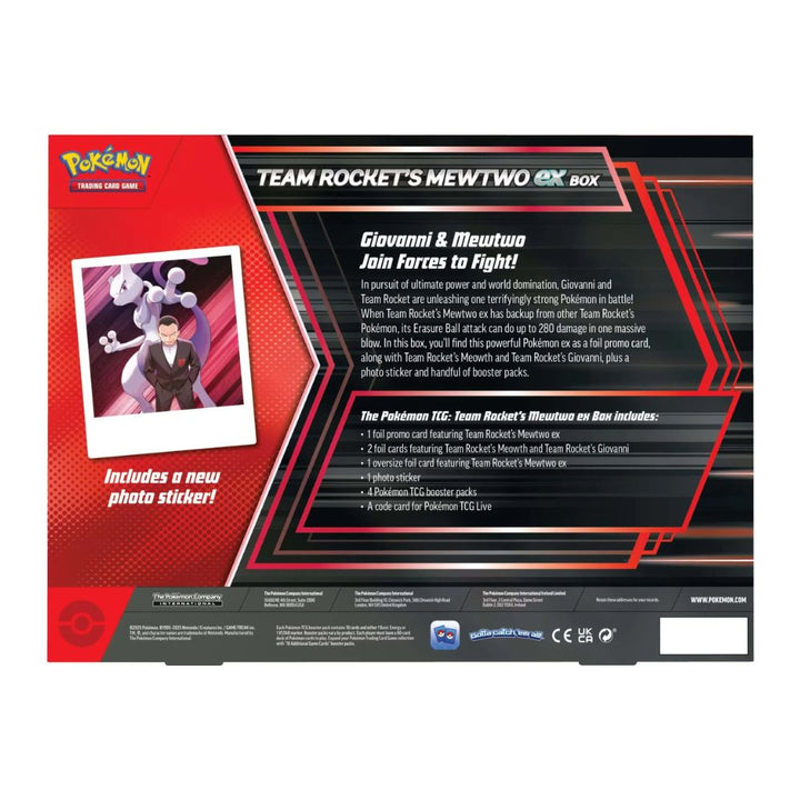 Pokémon Team Rocket's Mewtwo Ex Box