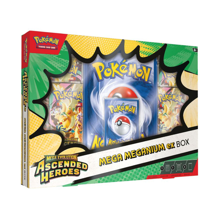 Pokémon - Mega Evolution Ascended Heroes - Mega Ex Box - Caisse Scellée de 6