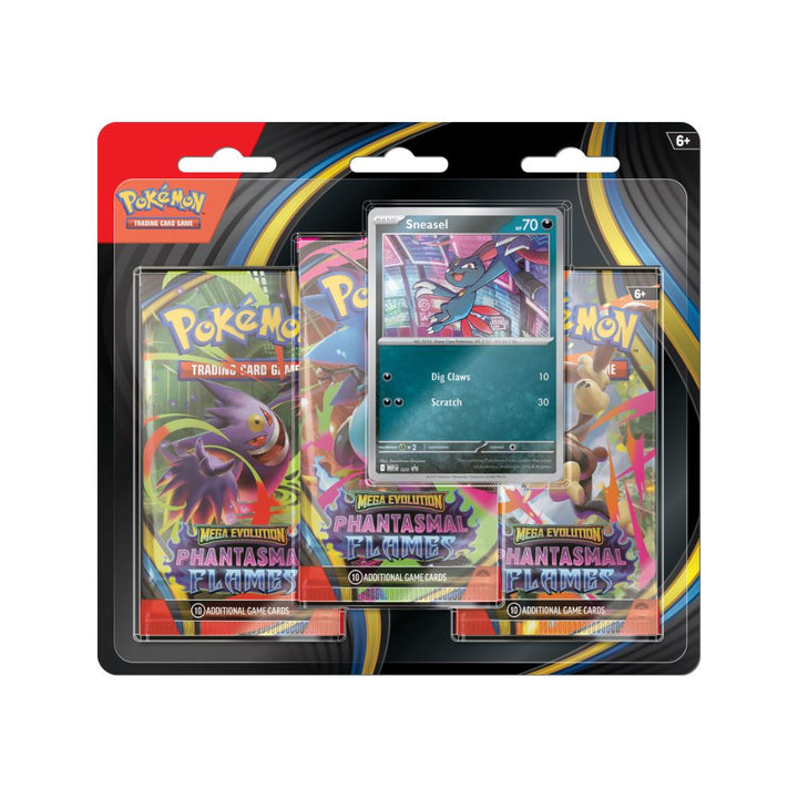 Pokémon - Mega Evolution Phantasmal Flames - 3 Pack Blister