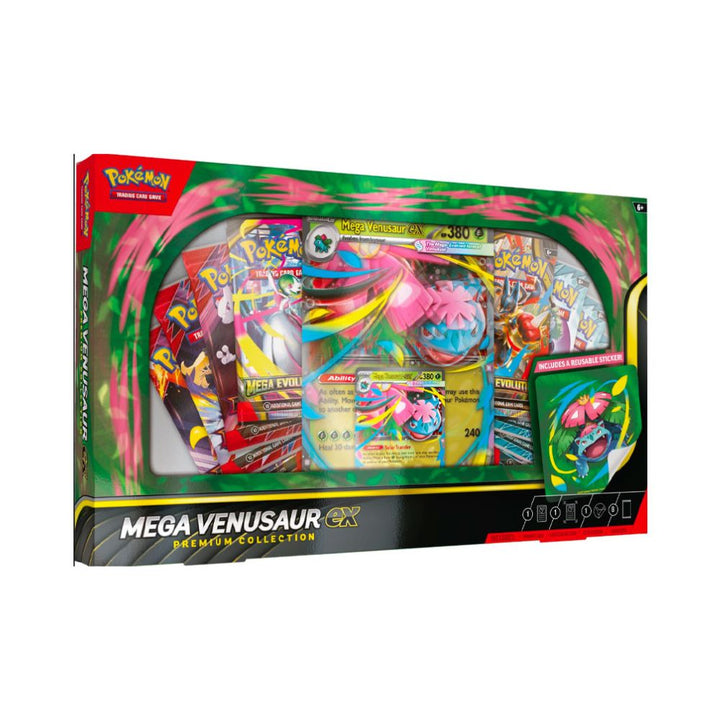 Pokémon Mega Venusaur Ex Premium Collection - Caisse Scellée de 6