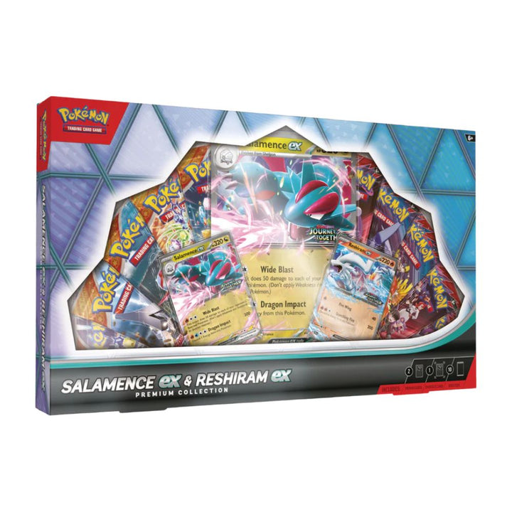 Pokémon Salamence EX & Reshiram EX Premium Collection Box - Sealed case of 6
