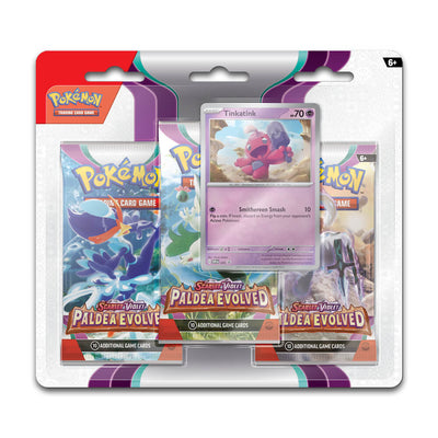 Pokémon Scarlet & Violet Paldea Evolved 3 Pack Blister