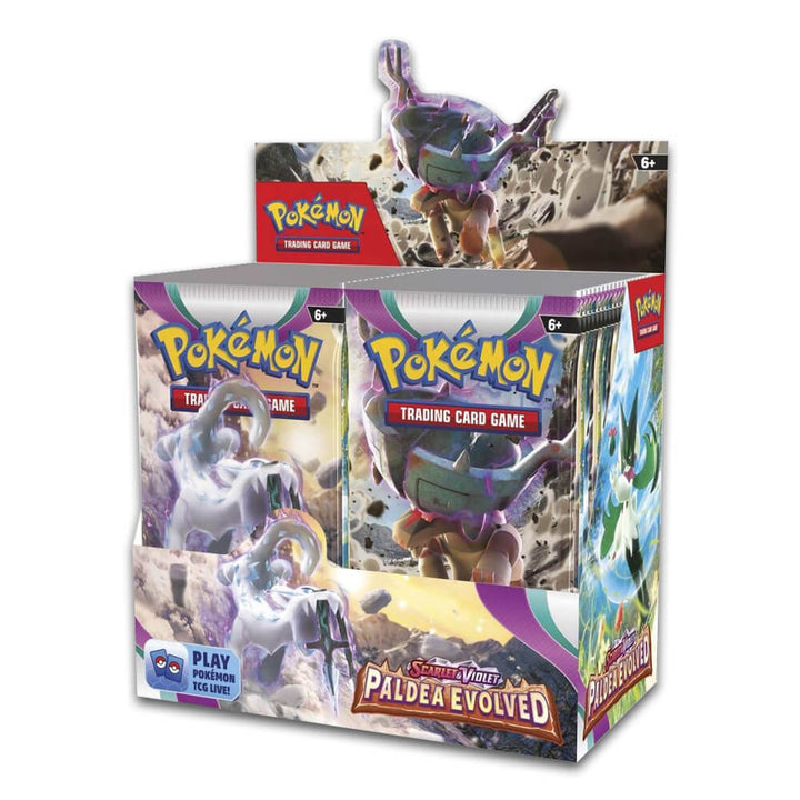 Pokémon Scarlet & Violet Paldea Evolved Booster Box - Sealed Case of 6