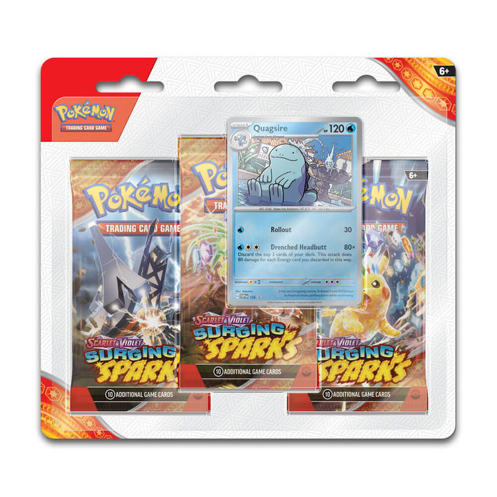 Pokémon Scarlet & Violet Surging Sparks 3 Pack Blister