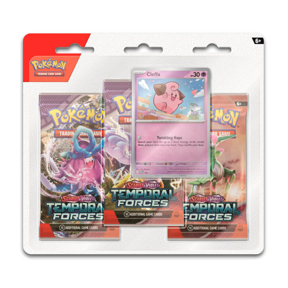Précommande Pokémon Scarlet & Violet Temporal Forces 3 Pack Blister