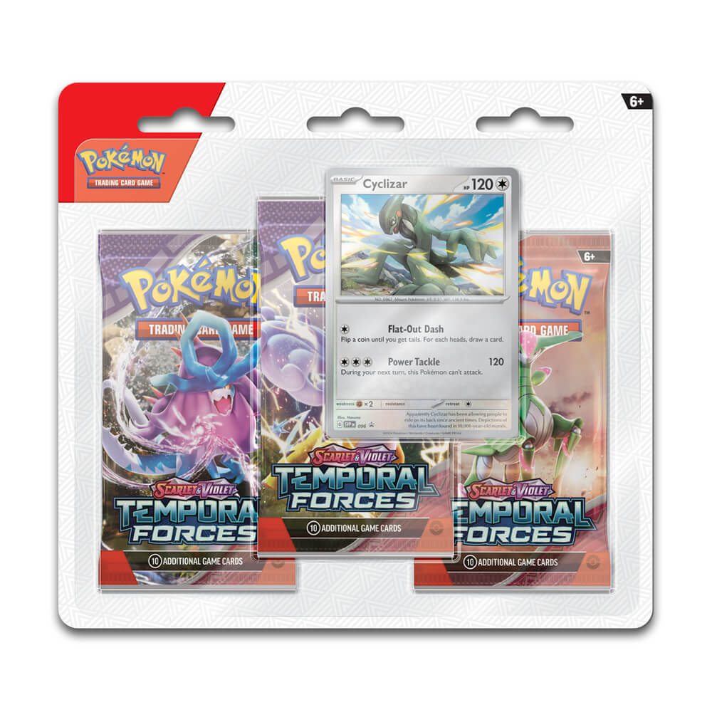 Pokémon Scarlet & Violet Temporal Forces 3 Pack Blister