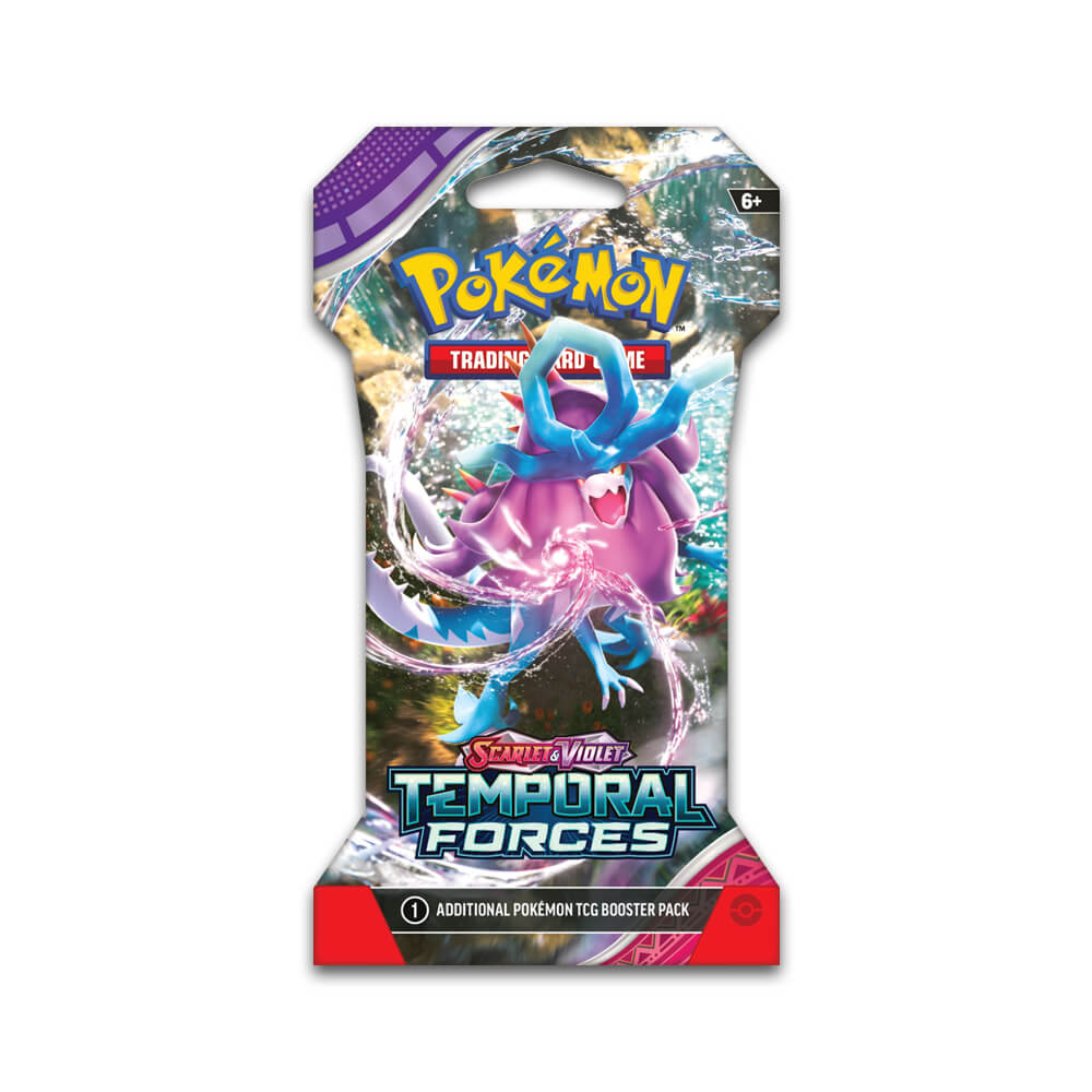Pokemon Scarlet & Violet Temporal Forces Sleeved Booster Pack Pokemon Scarlet & Violet Temporal Forces Sleeved Booster Pack