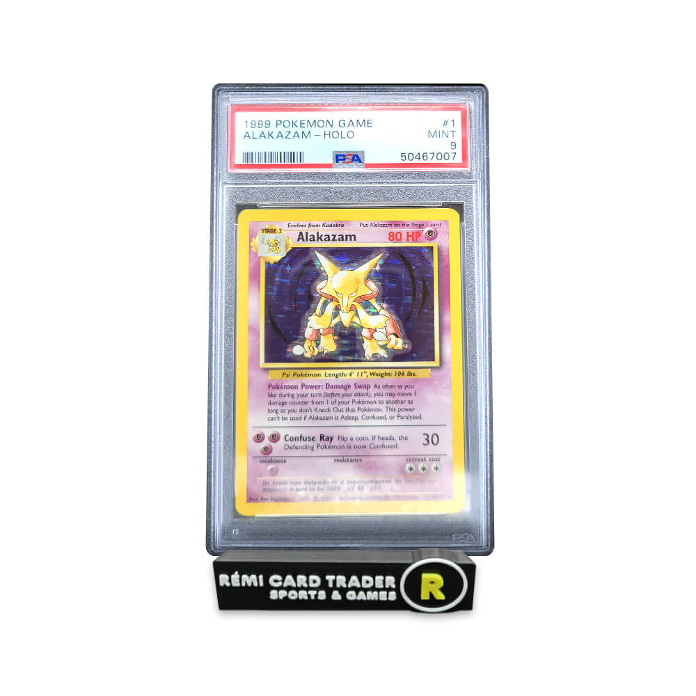 POKÉMON 1999 ALAKAZAM (POKEMON GAME) #1 PSA MINT 9