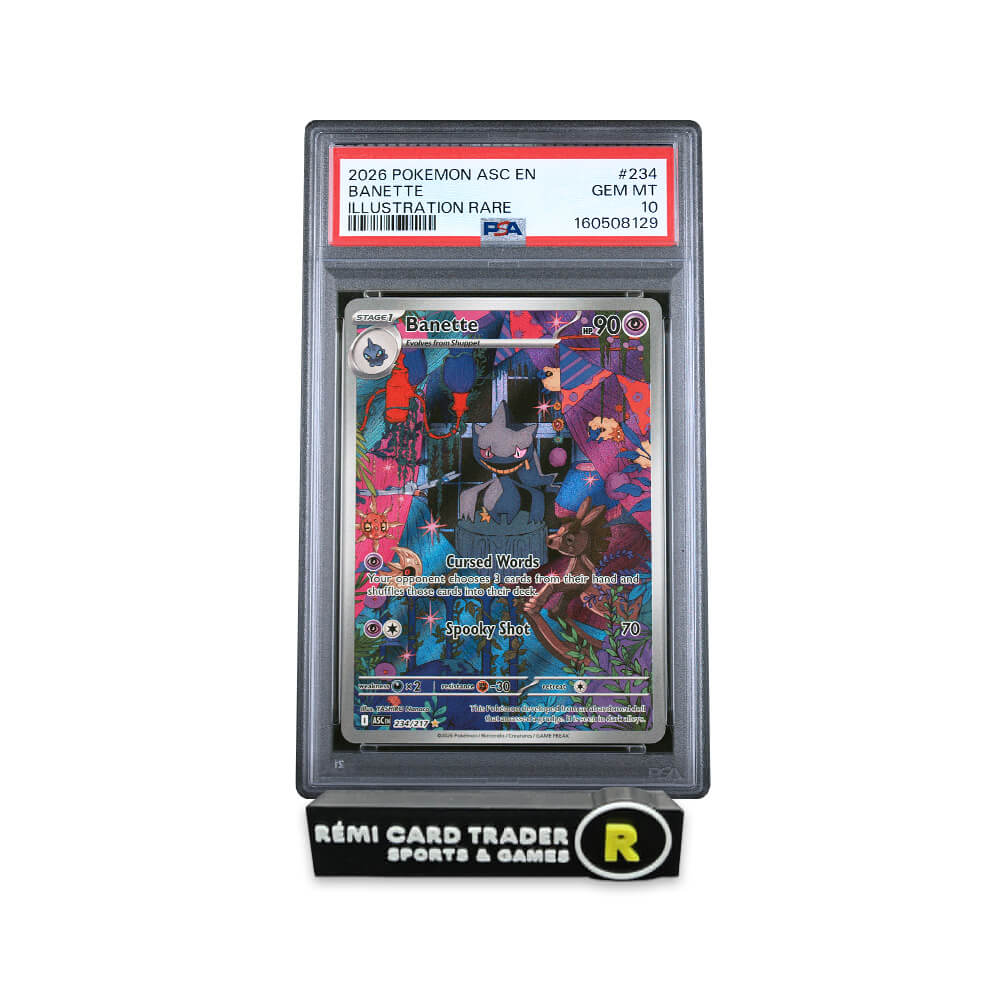POKÉMON 2026 BANETTE (ASCENDED HEROES) #234 PSA GEM MT 10