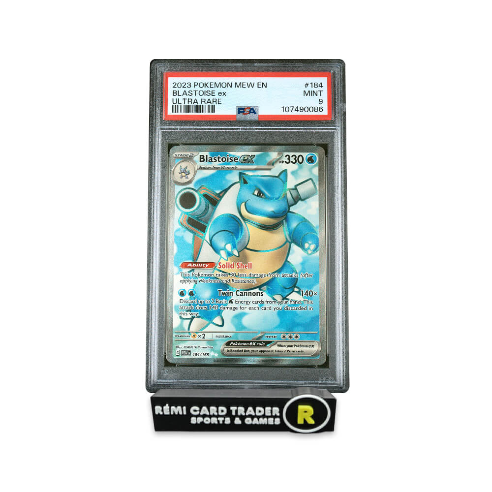 POKÉMON 2023 BLASTOISE EX (151) #184 PSA MINT 9