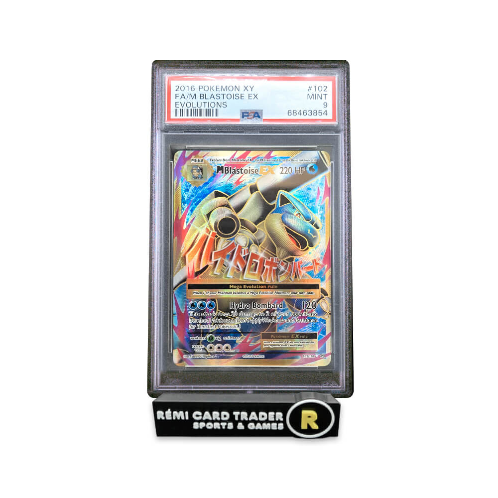 pokemon m blastoise ex card 2016 XY Evolutions #22 PSA 10 Common Lands This specific card features a stunning Pokemon - M/Mega-Blastoise-EX (22/108) -