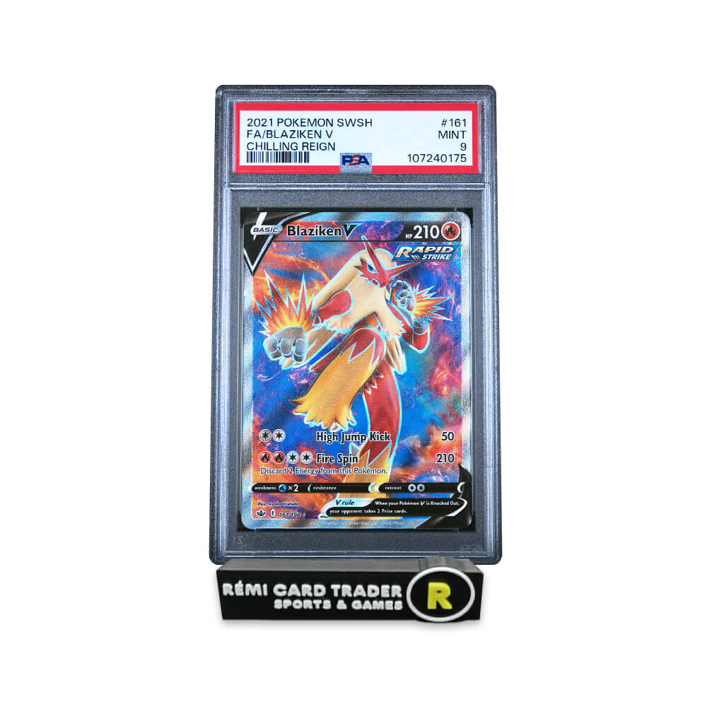 POKÉMON 2021 BLAZIKEN V (CHILLING REIGN) #161 PSA MINT 9