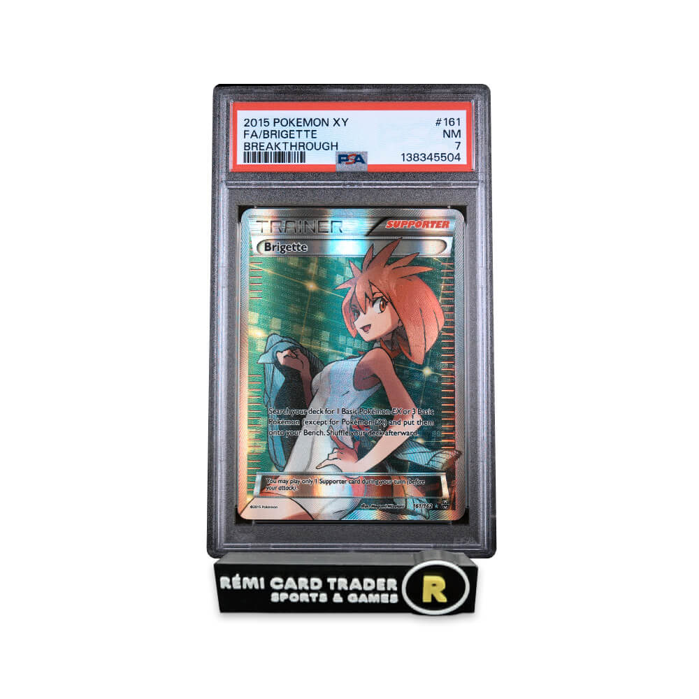 POKÉMON 2015 BRIGETTE (XY BREAKTHROUGH) #161 PSA NM 7