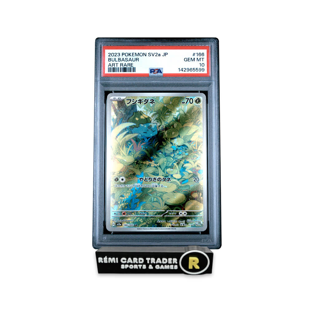 POKÉMON 2023 BULBASAUR (JAPANESE SV2a-POKEMON CARD 151) #166 PSA GEM MT 10