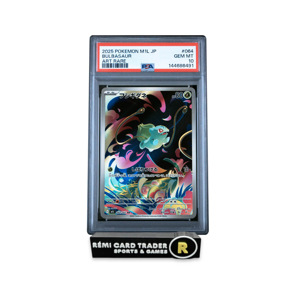 POKÉMON 2025 BULBASAUR (JAPANESE M1L-MEGA BRAVE) #064 PSA GEM MT 10