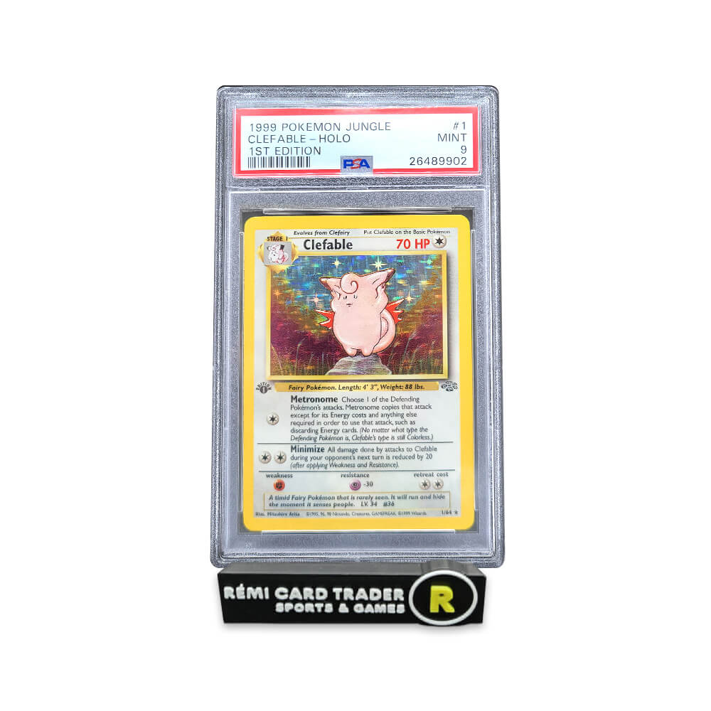 POKÉMON 1999 CLEFABLE (JUNGLE 1ST EDITION) #1 PSA MINT 9