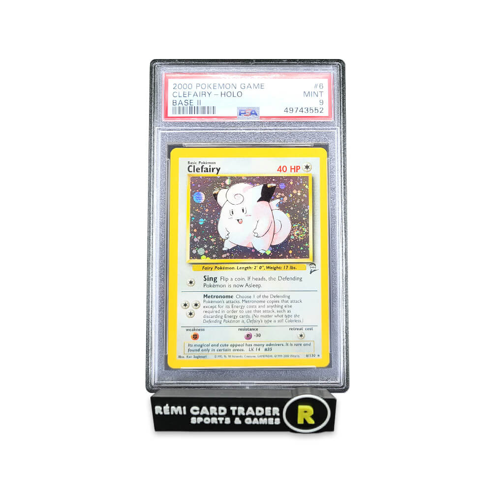 POKÉMON 2000 CLEFAIRY (POKEMON GAME BASE II) #6 PSA MINT 9