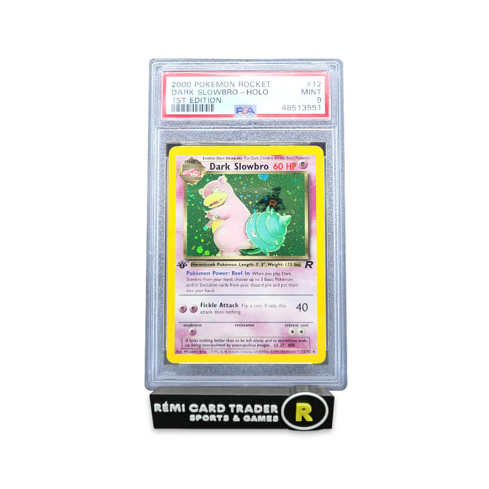 POKÉMON 2000 DARK SLOWBRO (TEAM ROCKET 1ST EDITION) #12 PSA MINT 9