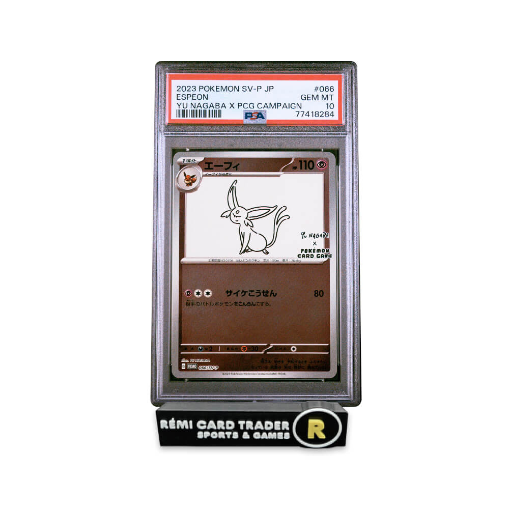 POKÉMON 2023 ESPEON (YU NAGABA X PCG CAMPAIGN) #066 PSA GEM MT 10