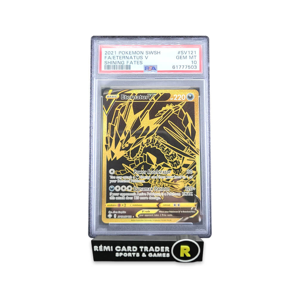 POKÉMON 2021 ETERNATUS V (SHINING FATES) #SV121 PSA GEM MT 10
