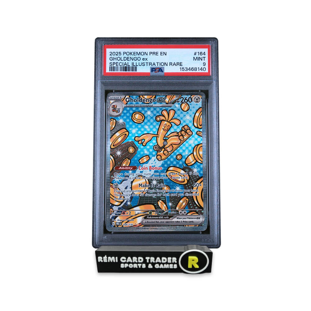 POKÉMON 2025 GHOLDENGO EX (PRISMATIC EVOLUTIONS) #164 PSA MINT 9
