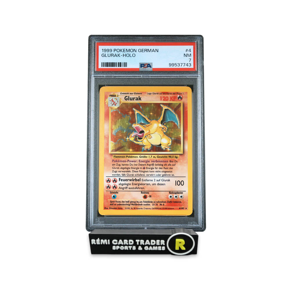 POKÉMON 1999 GLURAK (POKEMON GERMAN) #4 PSA NM 7