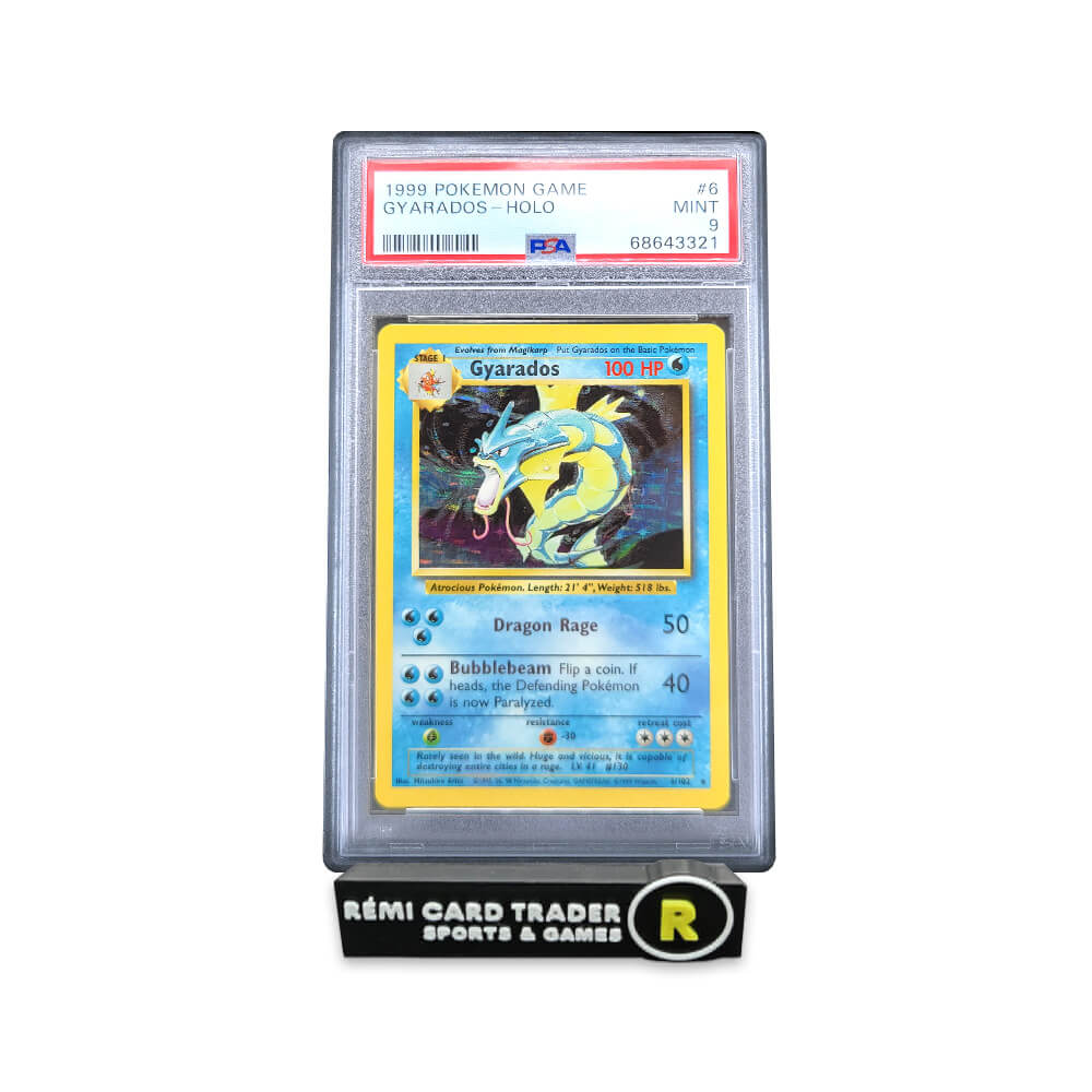 POKÉMON 1999 GYARADOS (POKEMON GAME) #6 PSA MINT 9