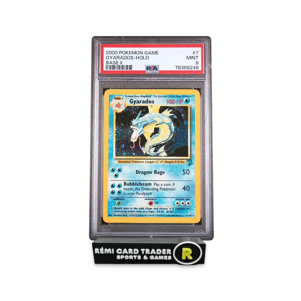 POKÉMON 2000 GYARADOS (POKEMON GAME BASE II) #7 PSA MINT 9