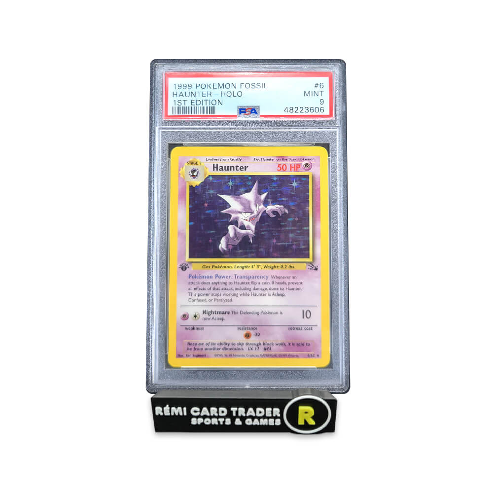 POKÉMON 1999 HAUNTER (FOSSIL 1ST EDITION) #6 PSA MINT 9