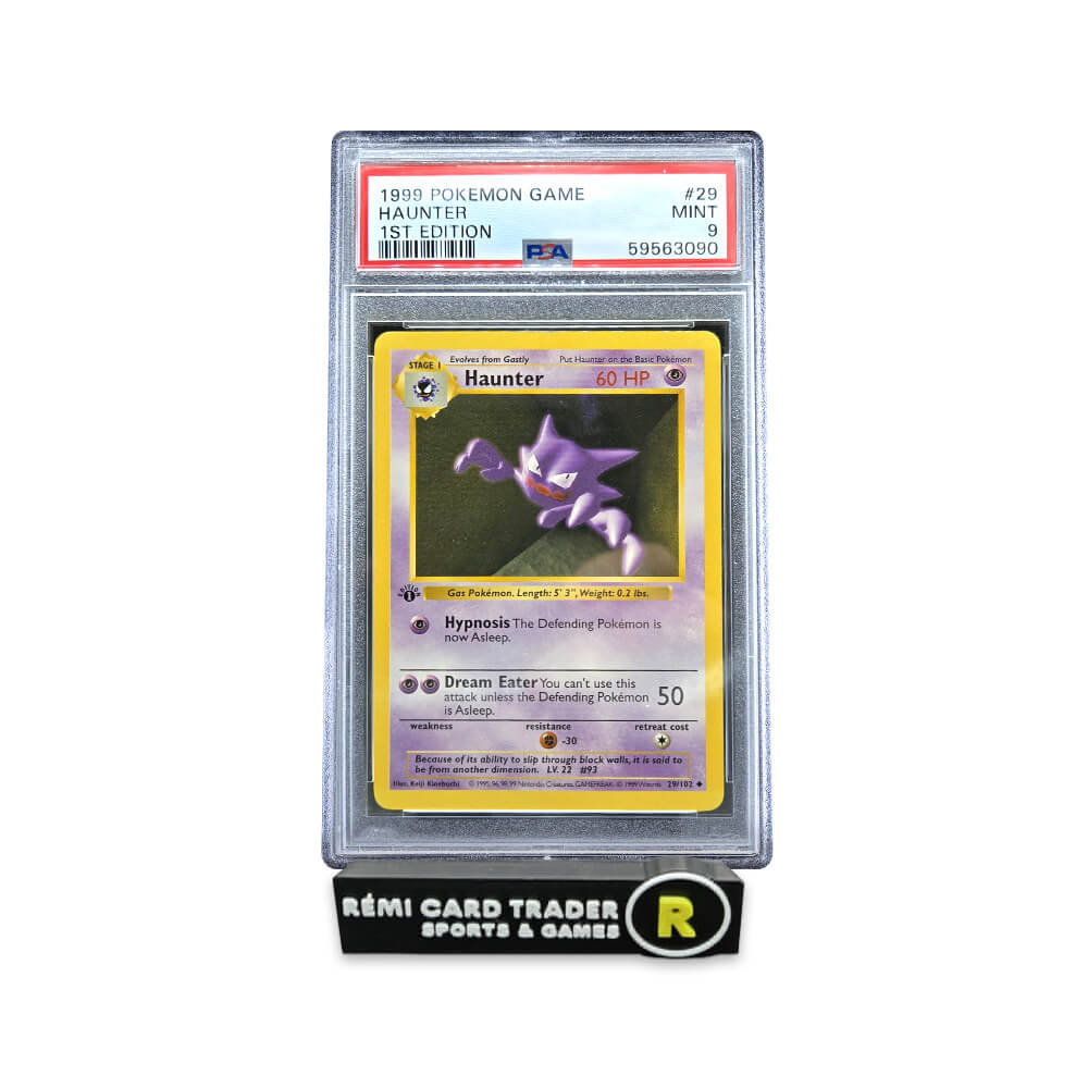 POKÉMON 1999 HAUNTER (POKEMON GAME 1ST EDITION) #29 PSA MINT 9