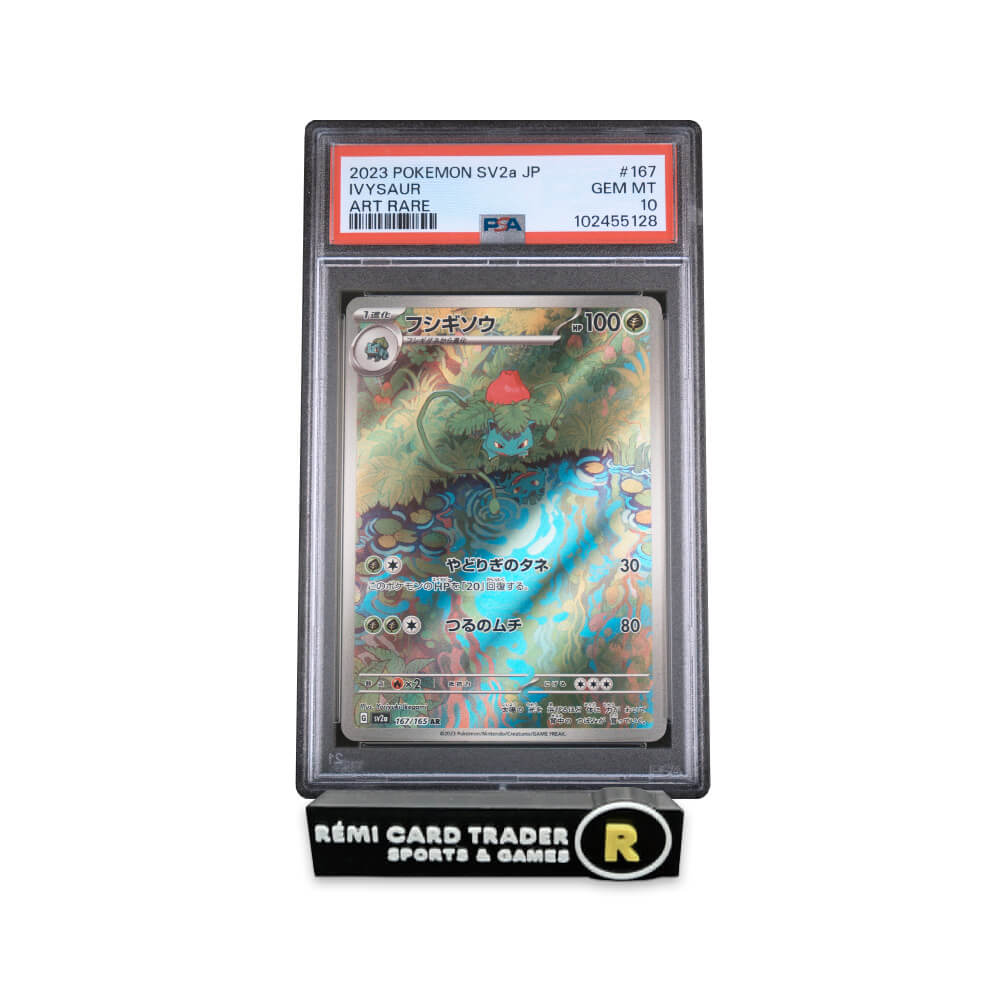 POKÉMON 2023 IVYSAUR (JAPANESE SV2a-POKEMON CARD 151) #167 PSA GEM MT 10