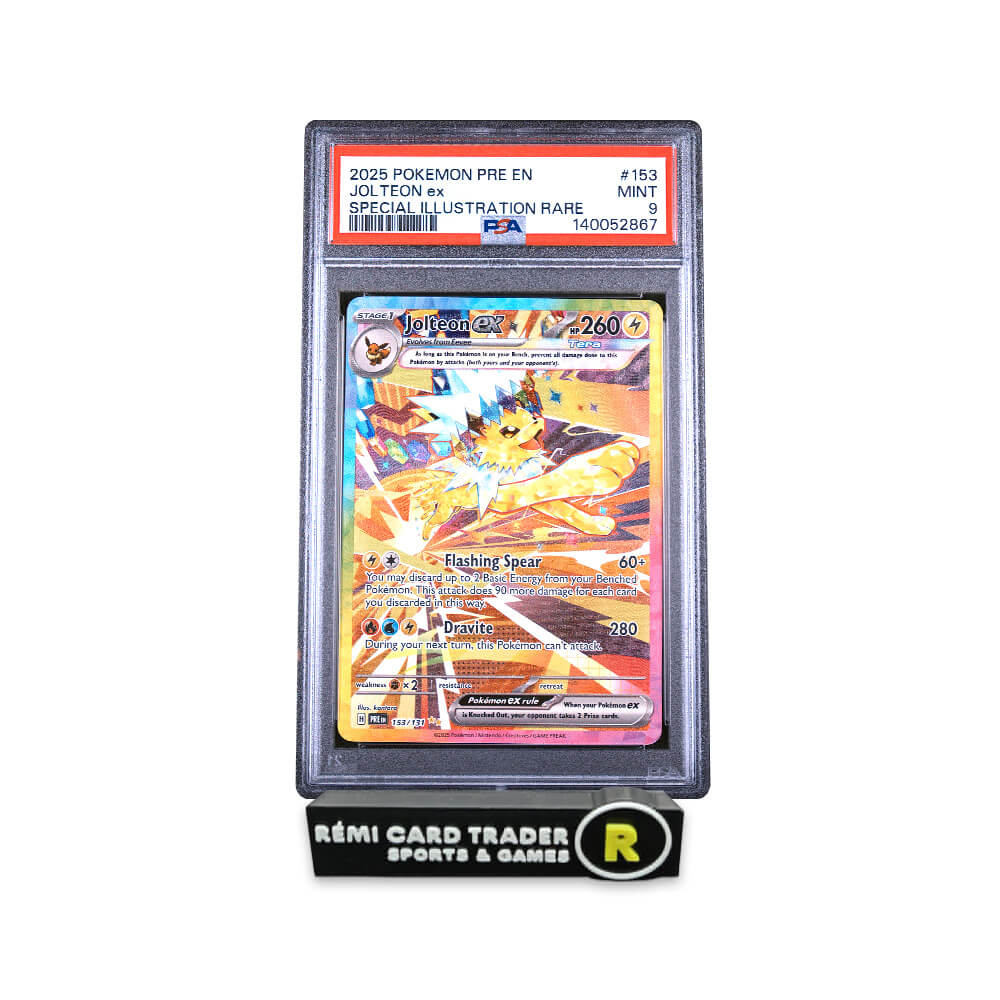 POKÉMON 2025 JOLTEON EX (PRISMATIC EVOLUTIONS) #153 PSA MINT 9