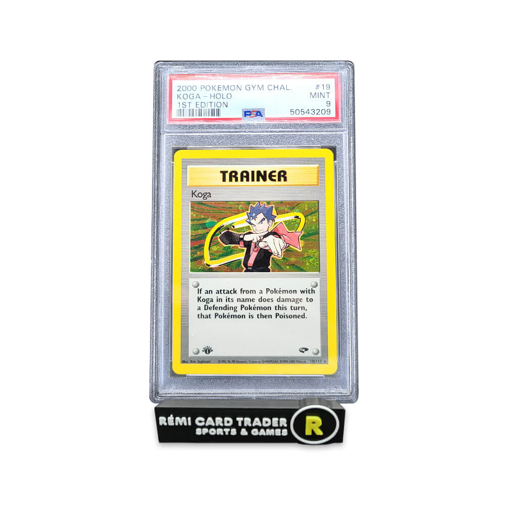 POKÉMON 2000 KOGA (GYM CHALLENGE 1ST EDITION) #19 PSA MINT 9