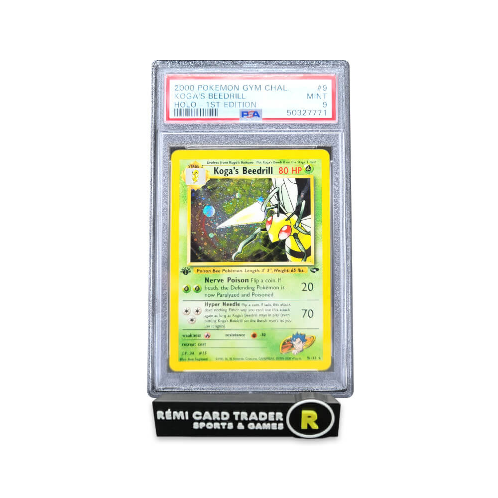 POKÉMON 2000 KOGA'S BEEDRILL (GYM CHALLENGE 1ST EDITION) #9 PSA MINT 9