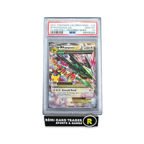 POKÉMON 2021 M RAYQUAZA EX (CELEBRATIONS CLASSIC COLLECTION) #76 PSA G