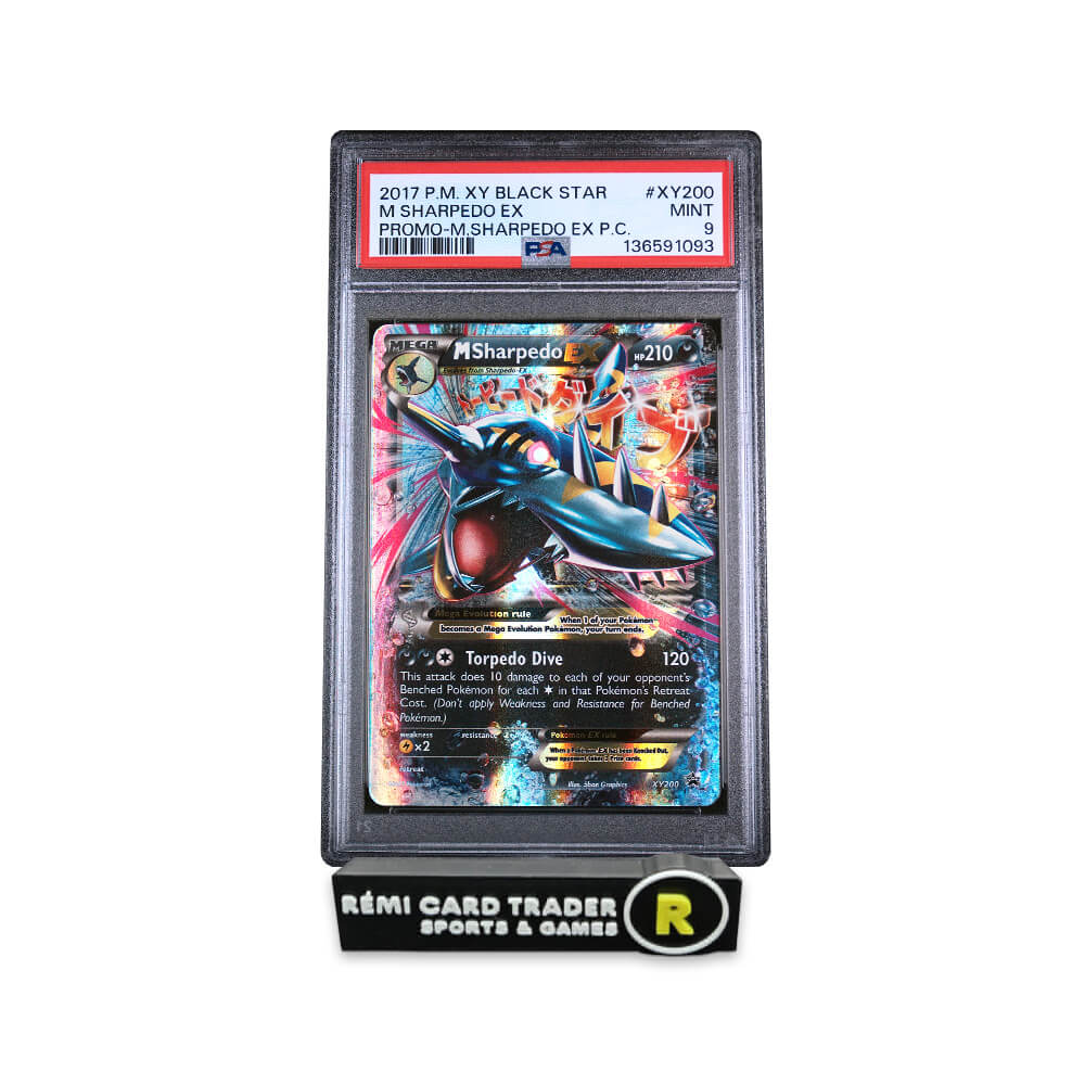 POKÉMON 2017 M SHARPEDO EX (BLACK STAR PROMO) #XY200 PSA MINT 9