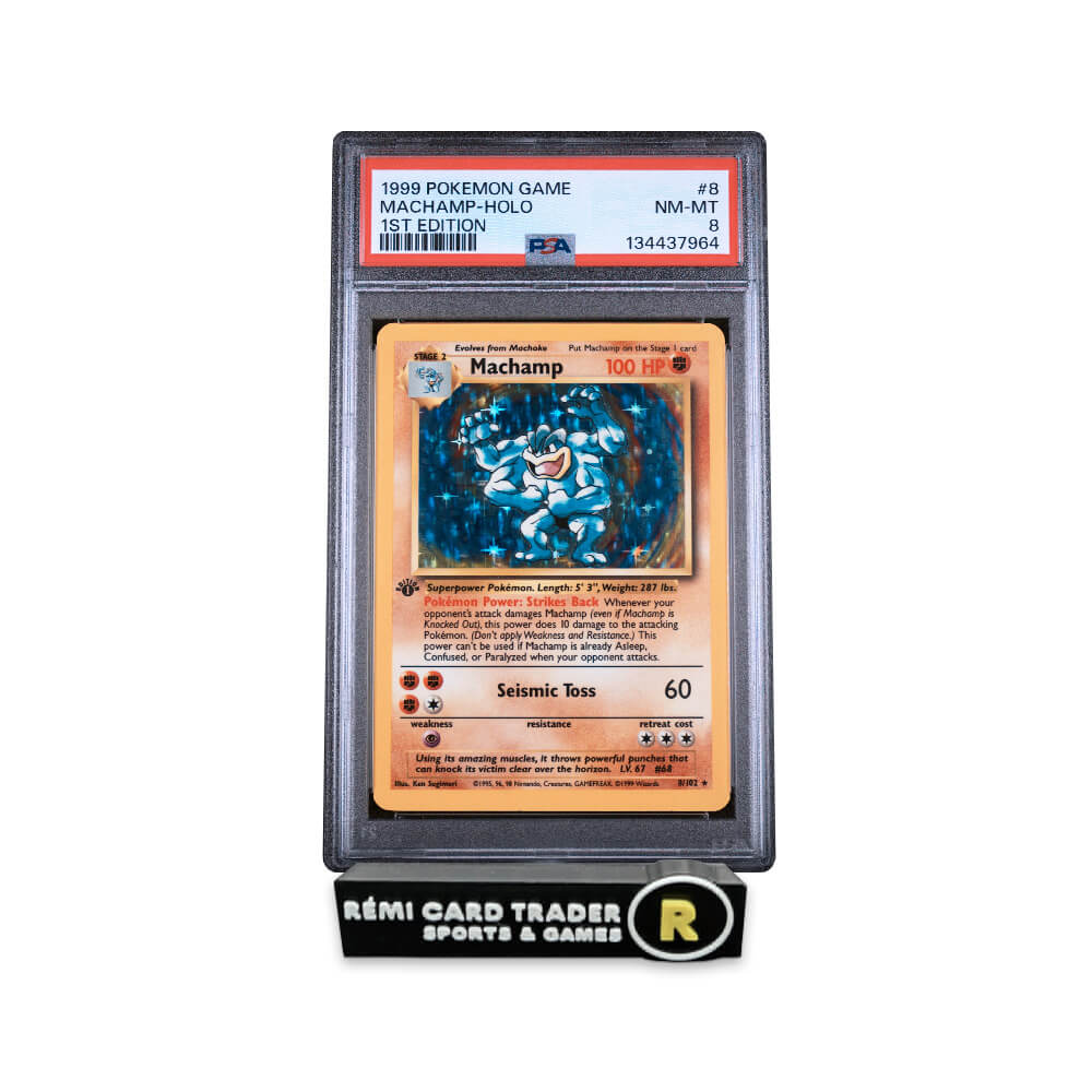 first edition pokemon cards machamp STILL THE MOST CONFUSING POKMON CARD EVER Did you have a 1st in your collection? #pokemoncards #pokemontcg #pokemontradingcards #pokemontips #pokemoncollecting Retreat Cost Sealed 1st Edition Machamp Holo