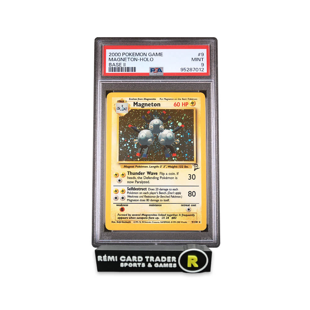 POKÉMON 2000 MAGNETON (POKEMON GAME BASE II) #9 PSA MINT 9