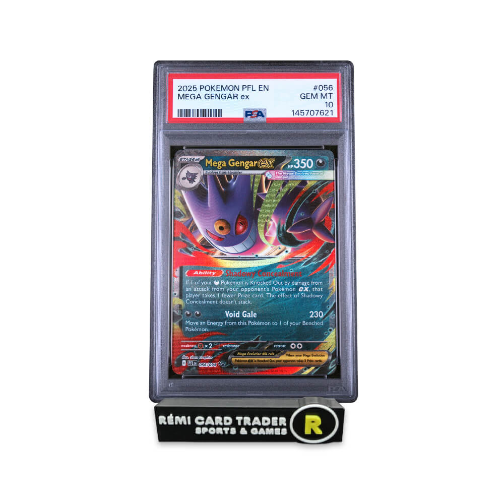 POKÉMON 2025 MEGA GENGAR EX (PHANTASMAL FLAMES) #056 PSA GEM MT 10